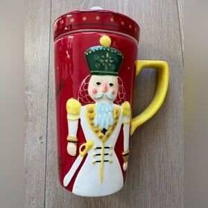 Tag Christmas mug with lid